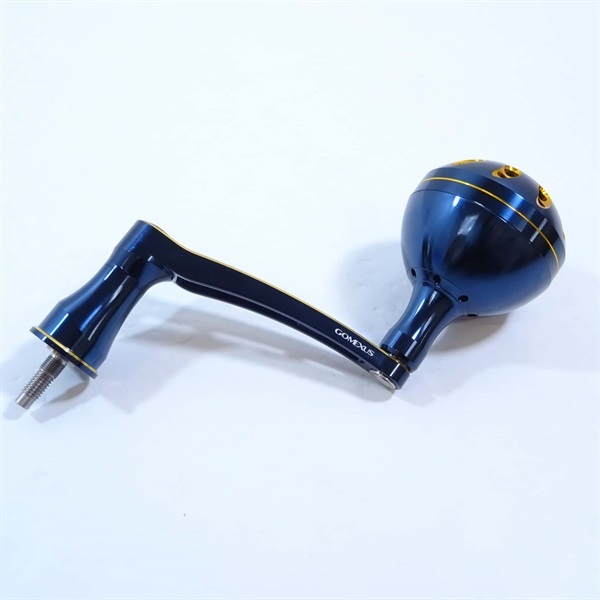 超々ジュラルミン製ハンドル７０ＭＭ深海ブルーゴールド シマノ用